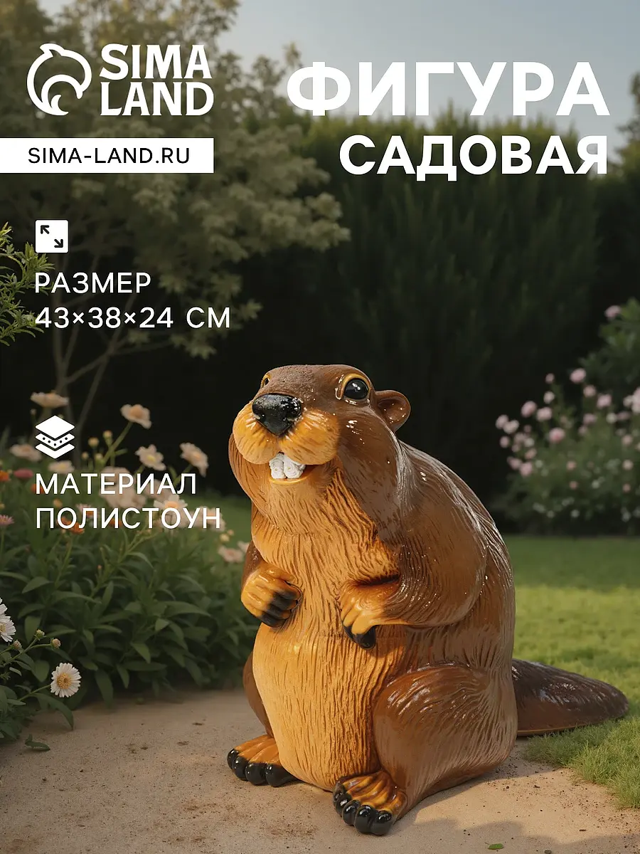 Садовая фигура из полистоуна — для огород