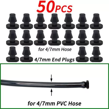 50-200 шт прочный 1/4 C-образный крючок фиксированный стержень опора держатель — для полив