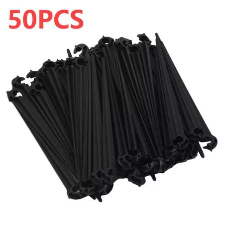 50-100 шт. Прочные 1/4 C-образные крючки Фиксированные держатели для стеблей Колышки — для полив
