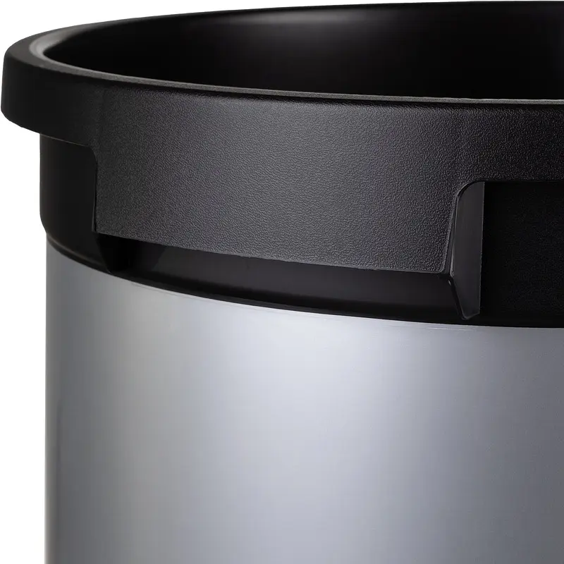Контейнер для мусора Vileda Professional Ирис 50 л пластик серебристый/черный (73x38x38 — для хранение — фото 5