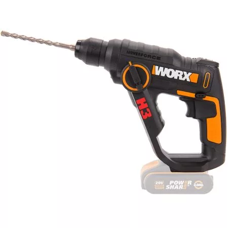 Перфоратор WORX WX390.9 без АКБ и ЗУ — для декор