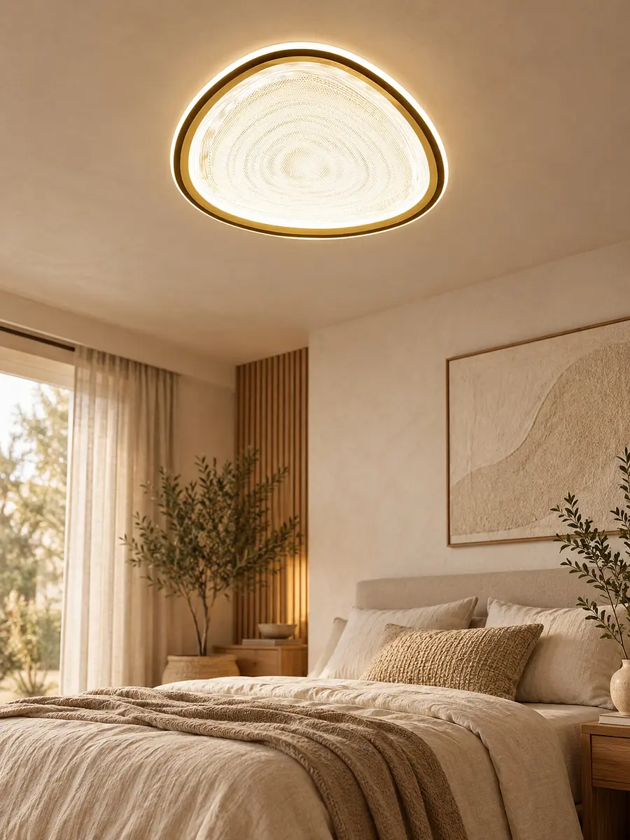 Люстра helga 70 вт led 3000-6000к белый ø48×6 см — фото 5
