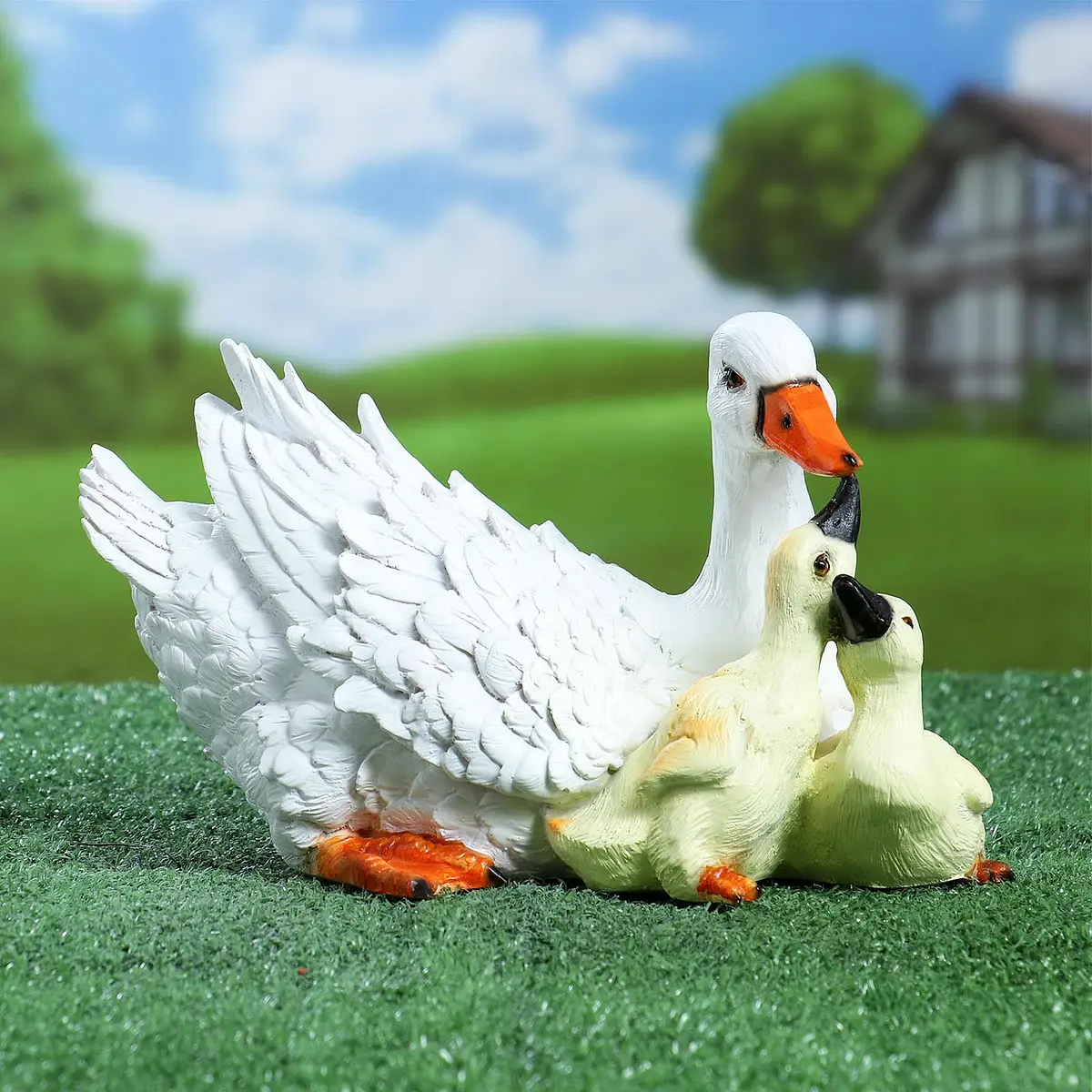 Садовая фигура из полистоуна — для огород — фото 3