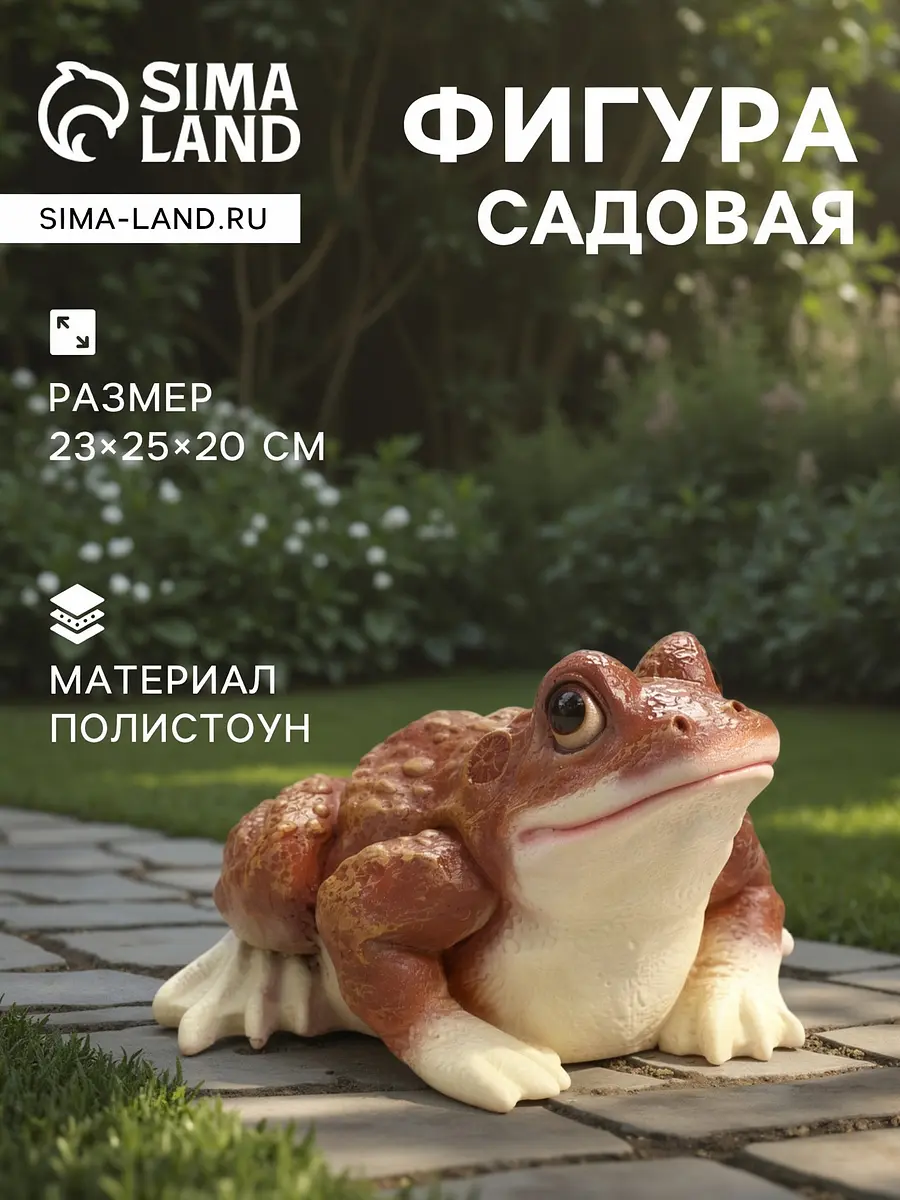 Садовая фигура из полистоуна — для огород — фото 3