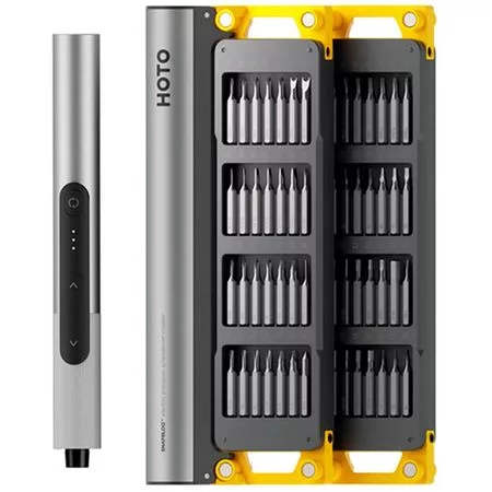 Отвёртка аккумуляторная HOTO Electric Precision Screwdriver Master Set 56 (HFE0025GL) — для хранение