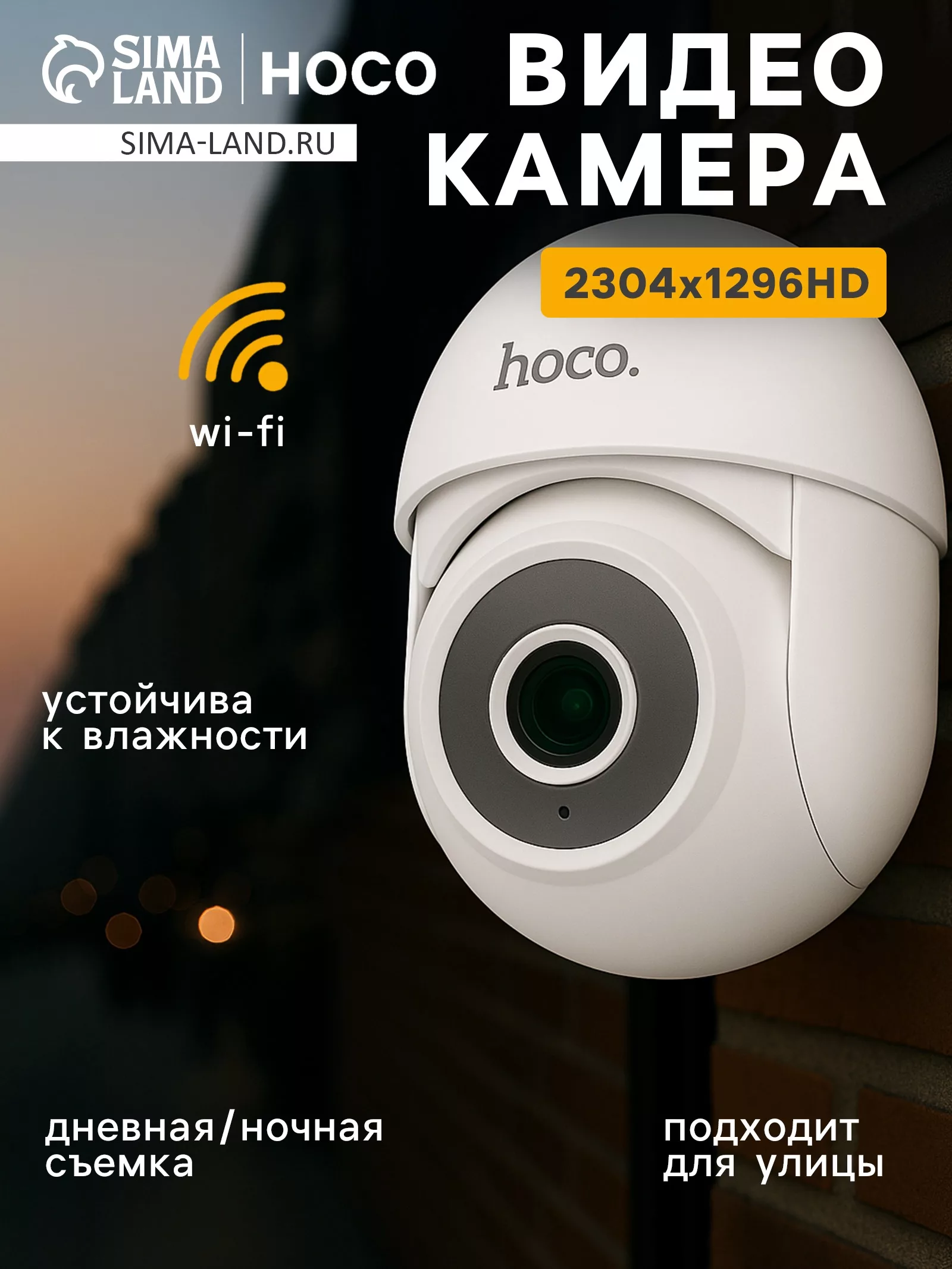 Камера видеонаблюдения Hoco D2