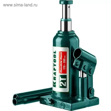 Домкрат бутылочный Kraftool DOUBLE RAM 43463-2