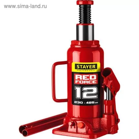 Домкрат бутылочный гидравлический STAYER RED FORCE 43160-12_z01 — для хранение — фото 8