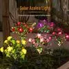 Букет цветов Солнечный светодиодный светильник Rose Light Уличный садовый газонный — для огород