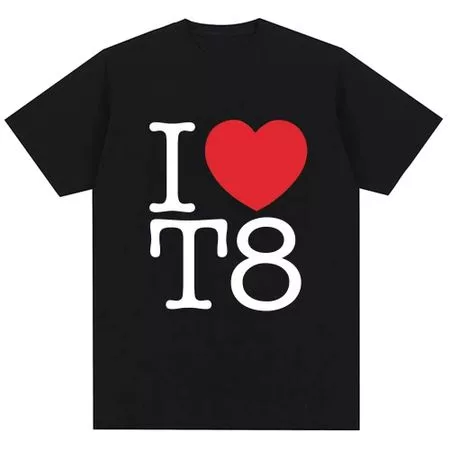 Тейт Макрей Я Люблю Т8 Модные Футболки Детские Первая Грядка Короткий Рукав Женские — для огород