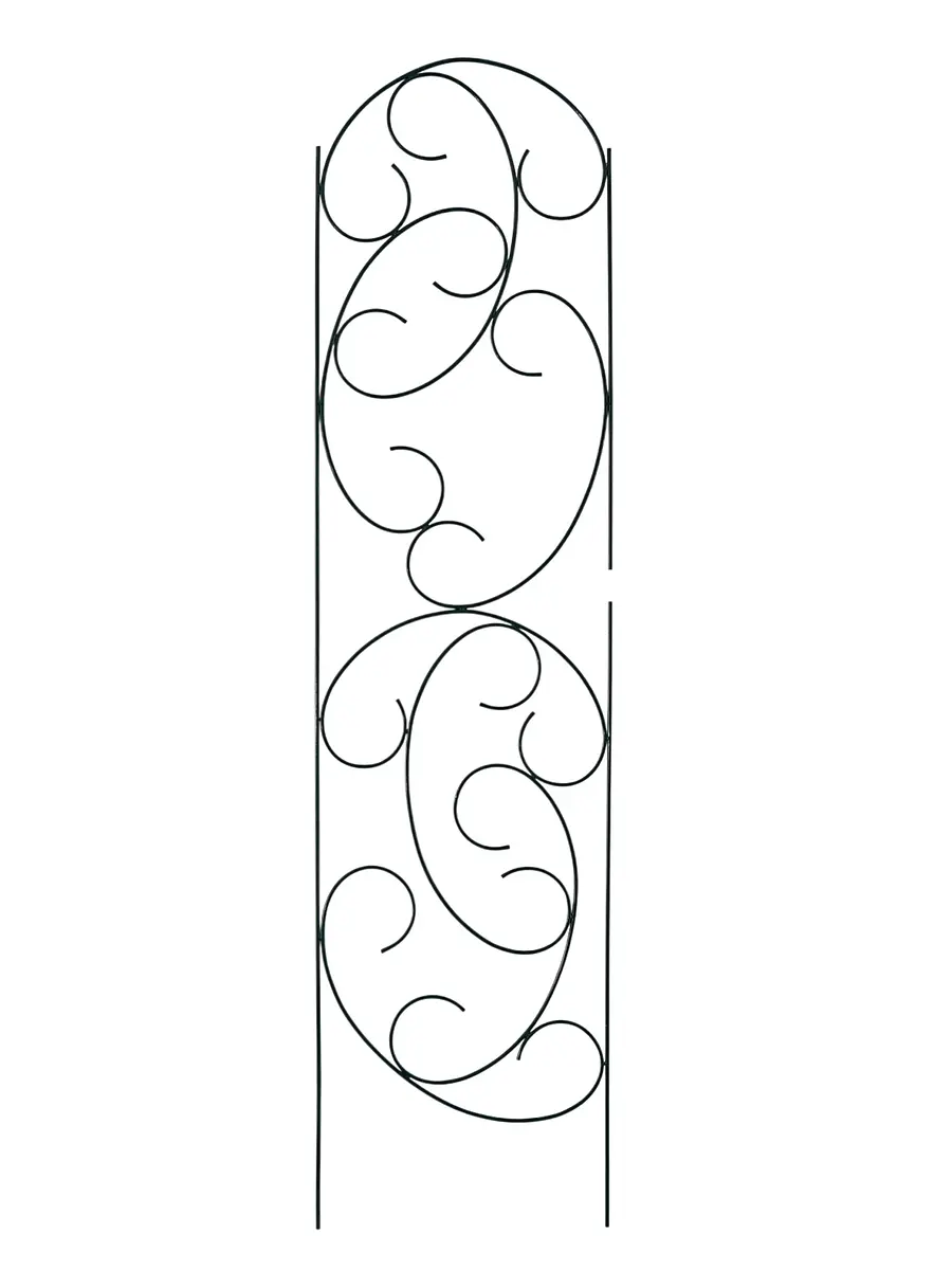 Шпалера, 217×55×1 см, металл, зеленая, — для огород — фото 7