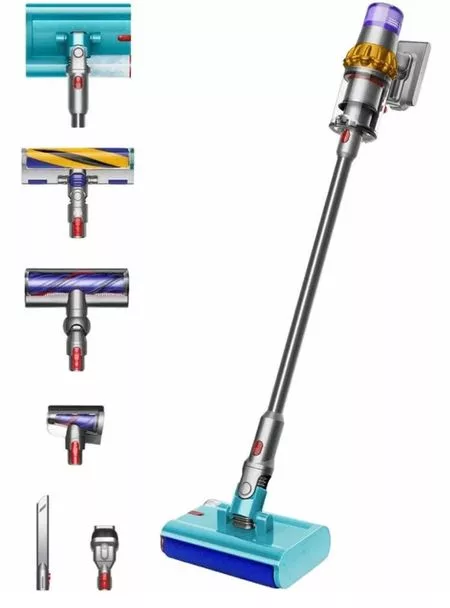 Пылесос Dyson V15s Detect Submarine (Желтый/Никель