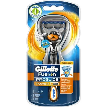 Бритва Gillette Fusion5 ProGlide Power Flexball с 1 сменной кассетой — для инструмент