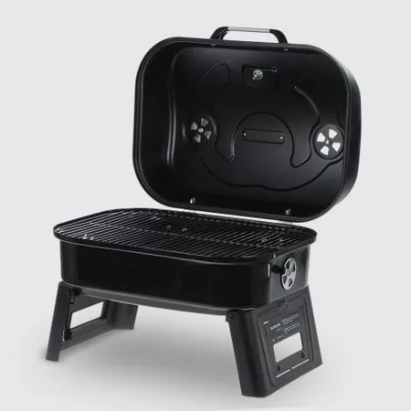 Гриль барбекю угольный Guruss BBQ мобил go черный (GO.01) — для отдых