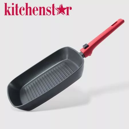 Гриль Kitchenstar Infito со съемной ручкой 28 см — для отдых