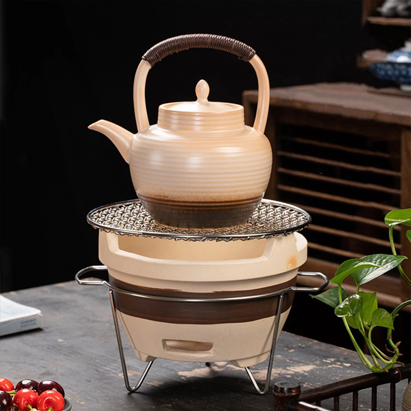 Тандыр настольный керамический — для отдых — фото 4