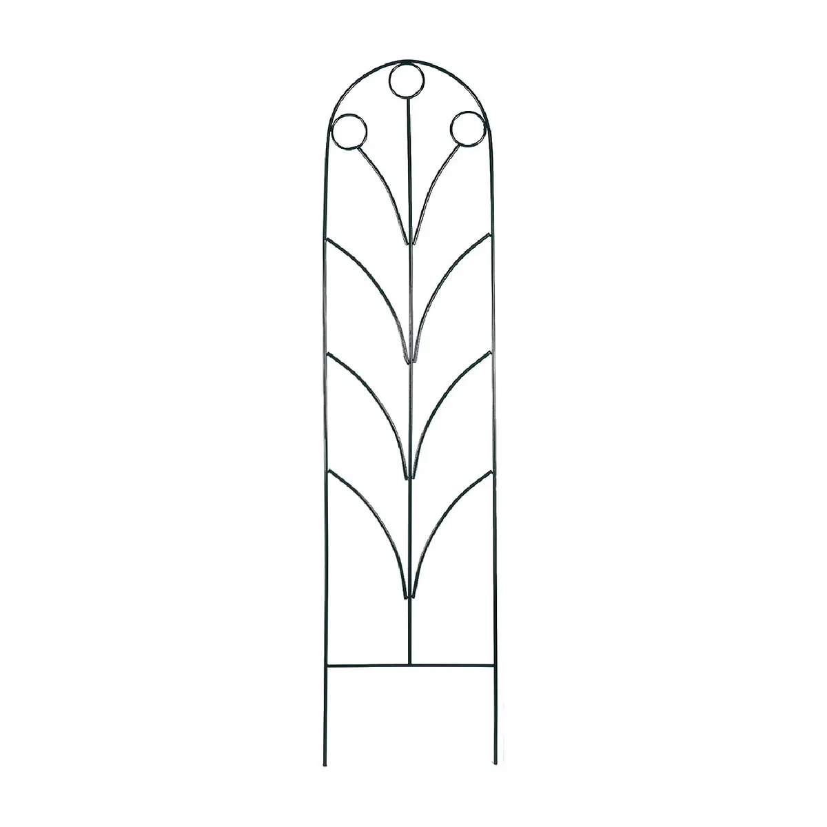 Шпалера, 194×47×1 см, металл, зеленая, — для огород — фото 5