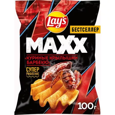 Чипсы Lays махх курица барбекю 100 г