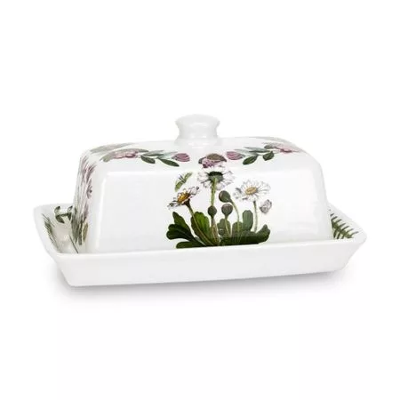 Масленка с крышкой Portmeirion Ботанический сад 18 см — для участок
