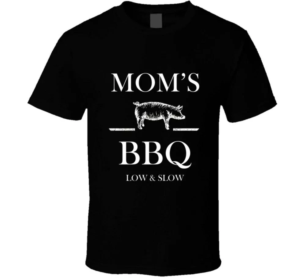 Мамин BBQ Низкий и Медленный Смешная Коптильня для Барбекю Подарок Футболка 2XL — фото 4