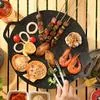 Жарочные круглые сковороды Корейский алюминий С антипригарным покрытием Сковорода-гриль — для отдых — фото 5