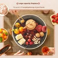 Угольный гриль для приготовления чая вокруг печи — для отдых — фото 6