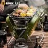Rock Ape Переносной портфель Угольный гриль-барбекю — для отдых