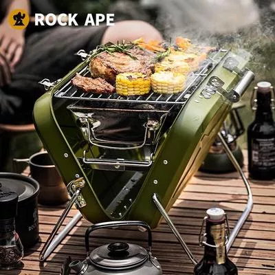 Rock Ape Переносной портфель Угольный гриль-барбекю — для отдых — фото 3