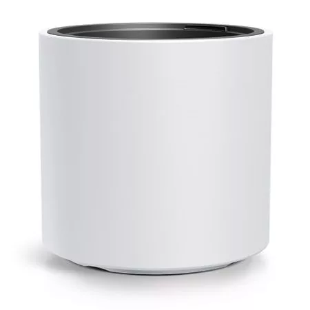 Кашпо Prosperplast heos d47 h45 31/72л белый с вкладышем — для декор