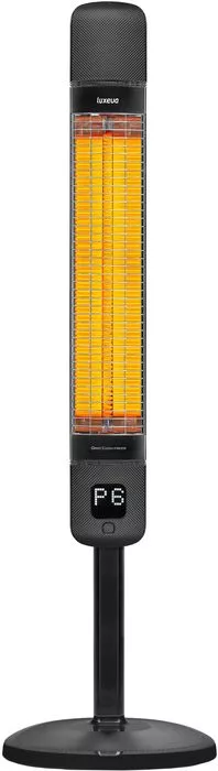 Инфракрасный обогреватель Luxeva PRO 2500-FR jet black — для отдых