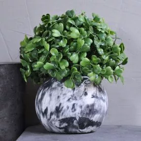 Кашпо CONCRETE COLOR Anika светлый мрамор — для декор