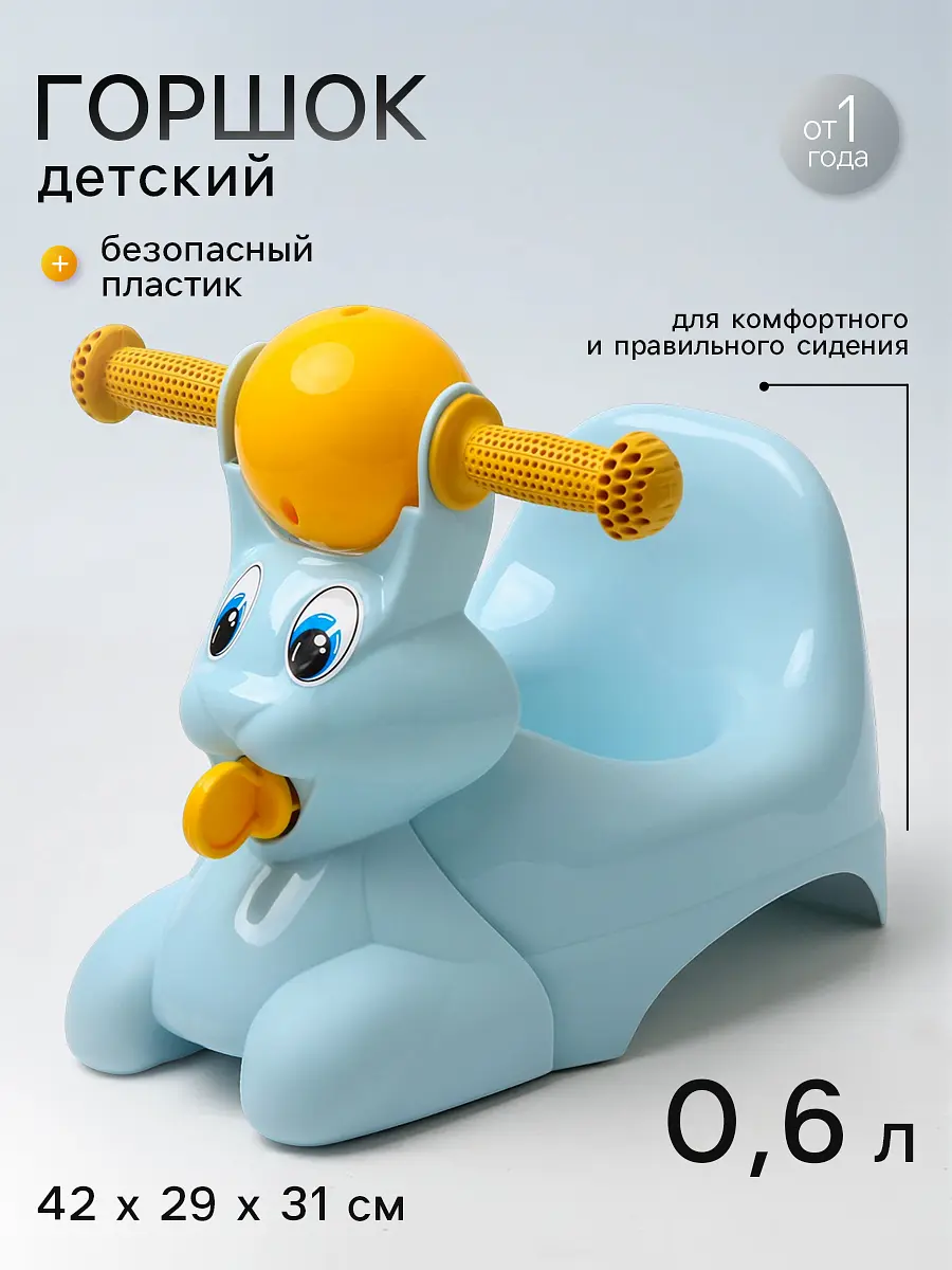 Горшок детский в форме игрушки — для декор