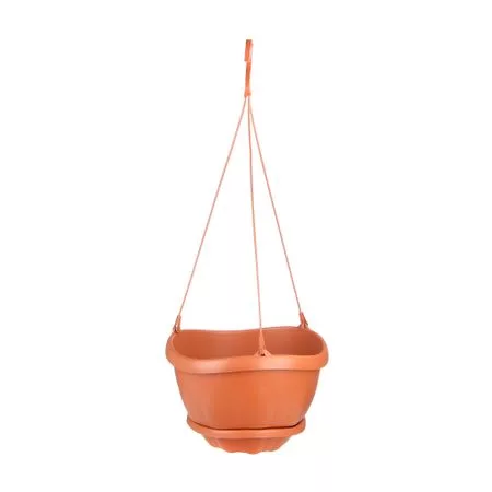 Кашпо подвесное Bama flower Gondola 28 см терракота — для декор