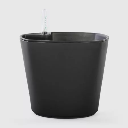 Кашпо с автополивом Greensun D18см oc1816-серый — для полив