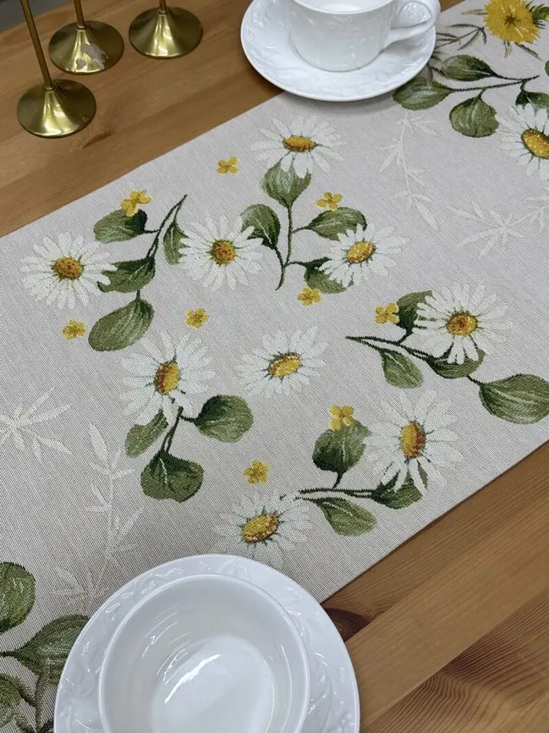 Салфетка "Одуванчики и ромашки" — для декор — фото 3