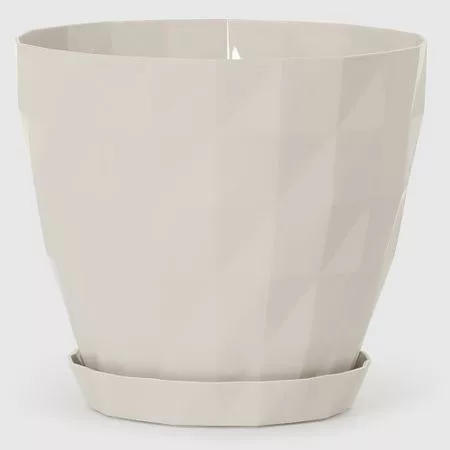 Горшок с поддоном Serinova crystal 18
