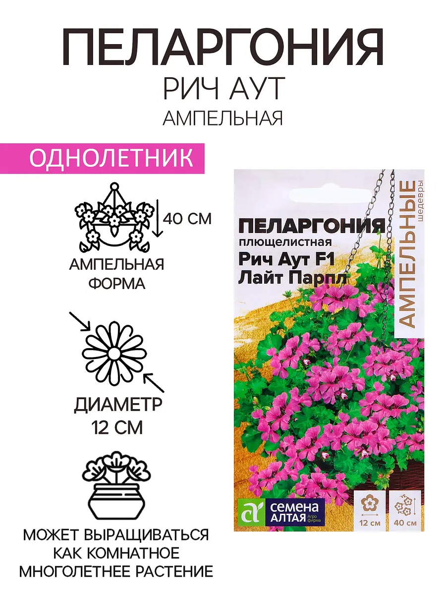 Семена пеларгония — для огород