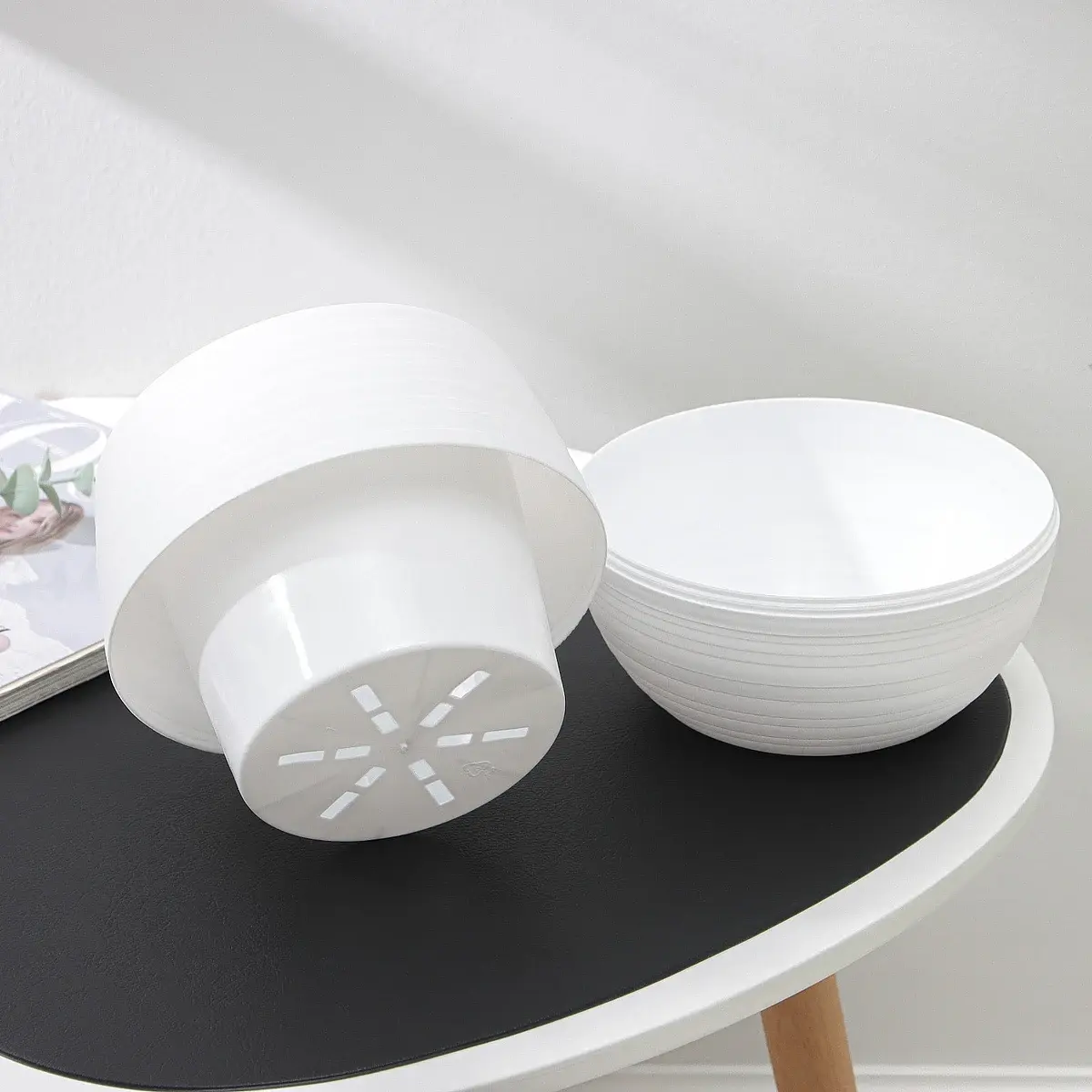Горшок для цветов с поддоном — фото 3
