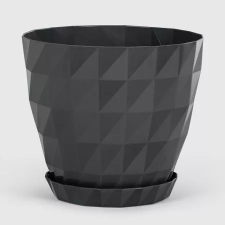 Горшок с поддоном Serinova Crystal 13