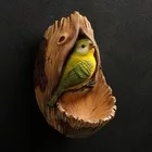 Садовая фигура из полистоуна «Птичка в дупле» — для участок — фото 9