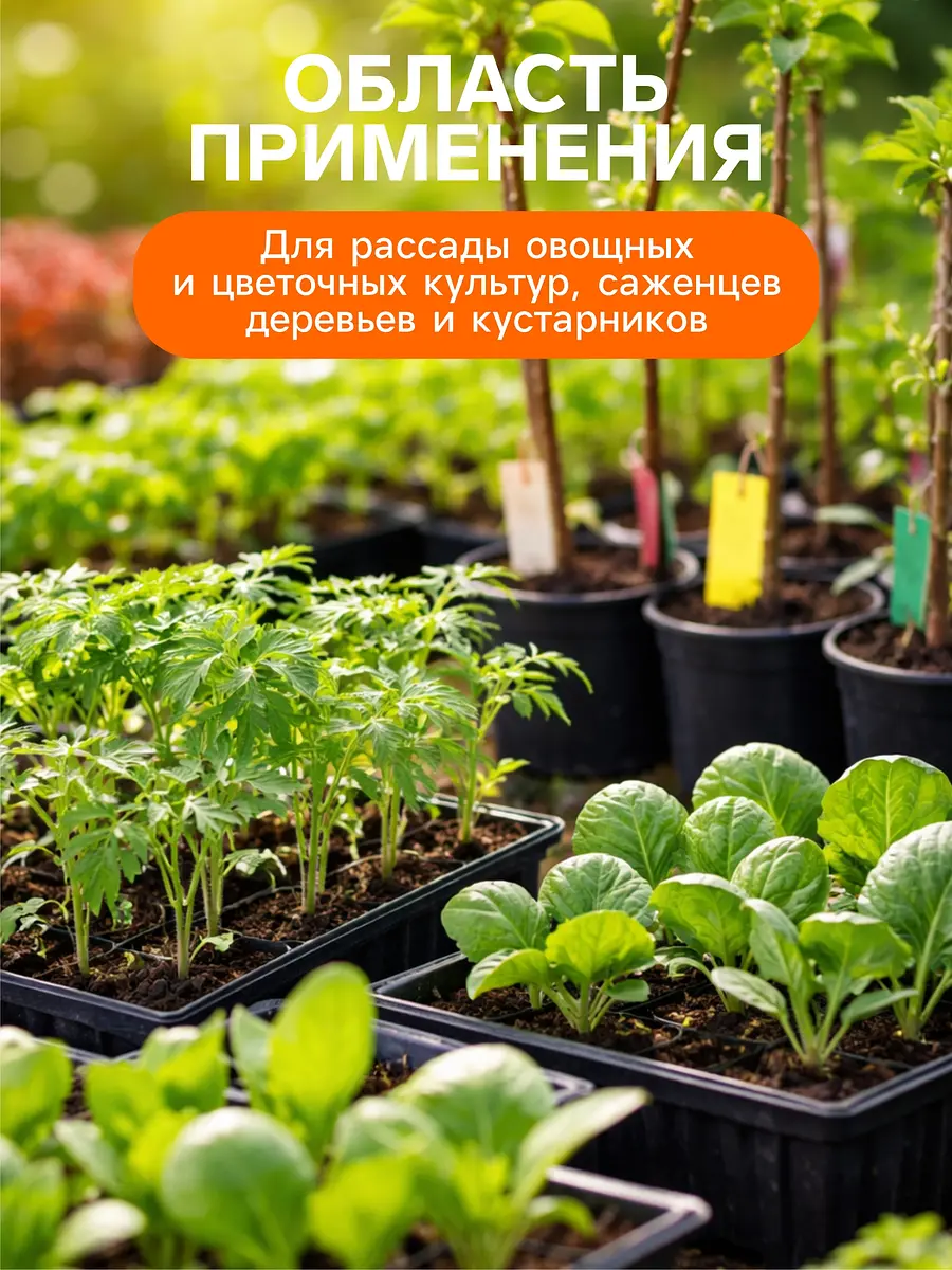 Удобрение минеральное для рассады и саженцев — для огород — фото 6