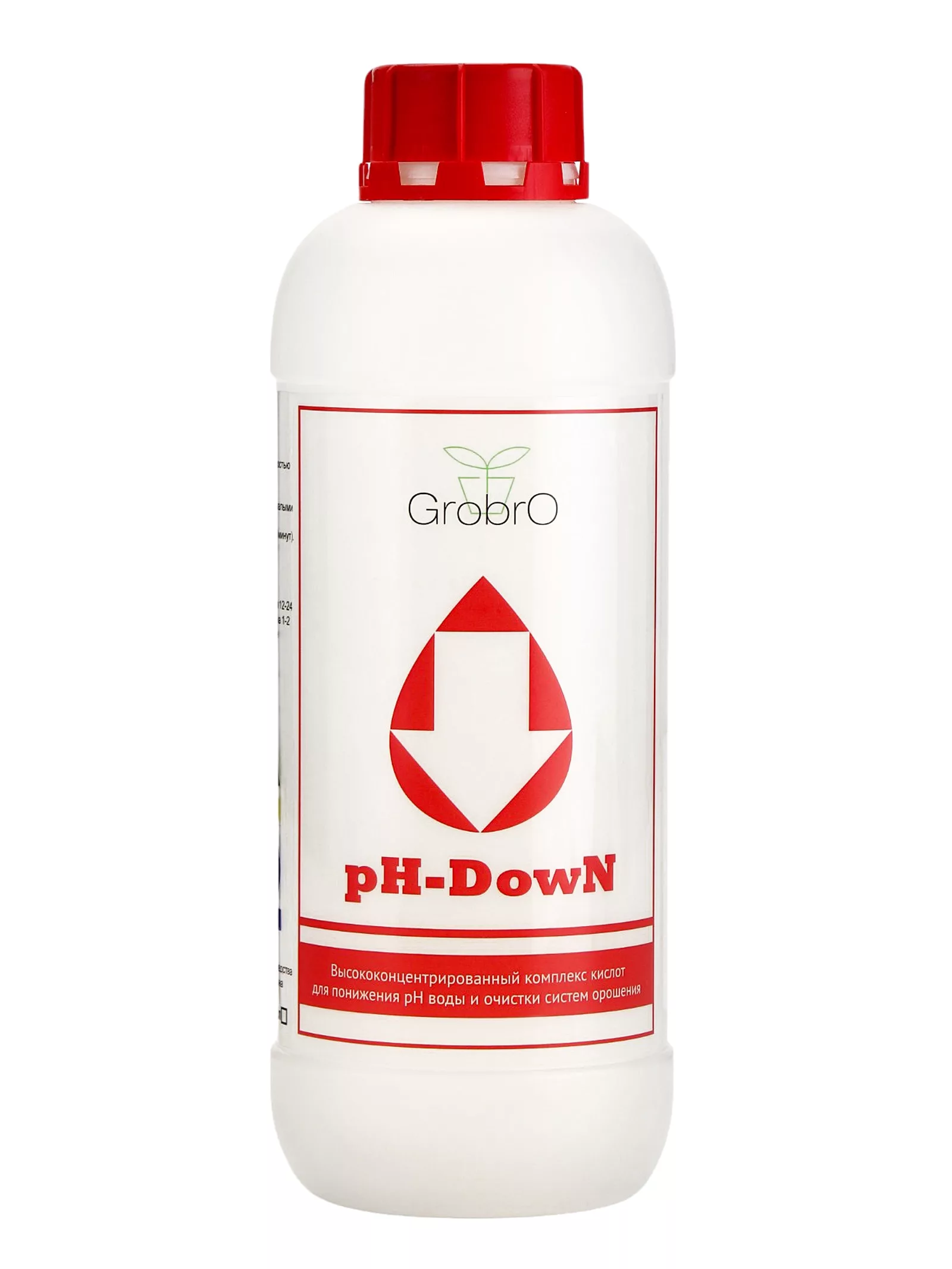 Удобрение для гидропоники "GroBro" PH DOWN — для огород