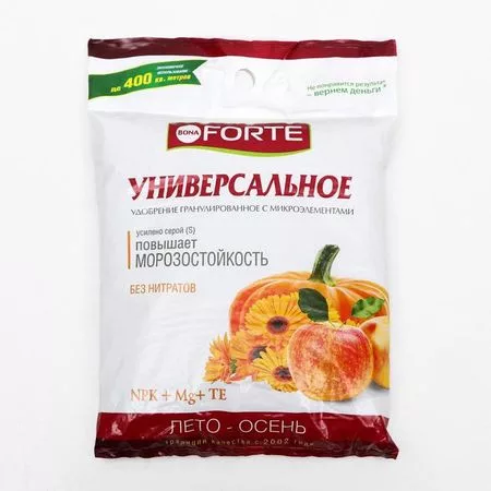 Удобрение комплексное Бона Форте с микроэлементами универсальное лето-осень — для огород