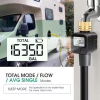 Водосчетчик 3/4″ NPT/BSP Латунное подвижное соединение Расход и скорость потока — для полив — фото 2