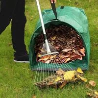 1 шт. Садовый полукруглый мешок для листьев — для участок — фото 2