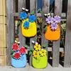1 шт. Расписные железные вазы Настенные украшения — для участок