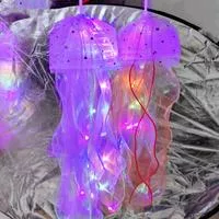 Садовый фонарь Интересный Элегантный Марлевый Разноцветные огни Высокая яркость — для декор — фото 2