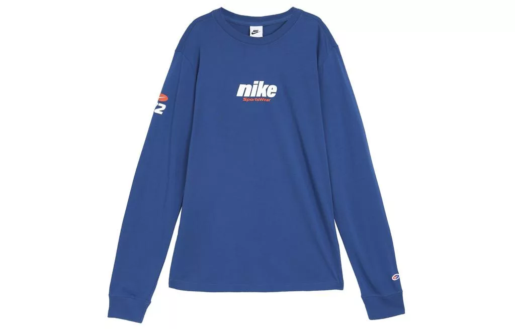 Мужская футболка Nike Sportswear Садовый синий HQ1569-421 L — для участок — фото 4