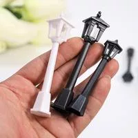 Миниатюрный уличный фонарь для кукольного домика — для декор — фото 2