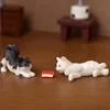 Миниатюрный котик для сада — милое украшение — для декор